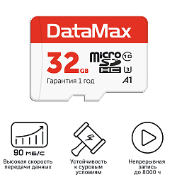 Карта памяти microSDHC DATAMAX High Endurance 32GB